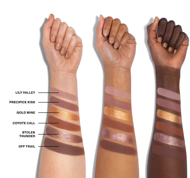 MORPHE 18W NaturalWonder Artistry Palette ArmSwatches Row2