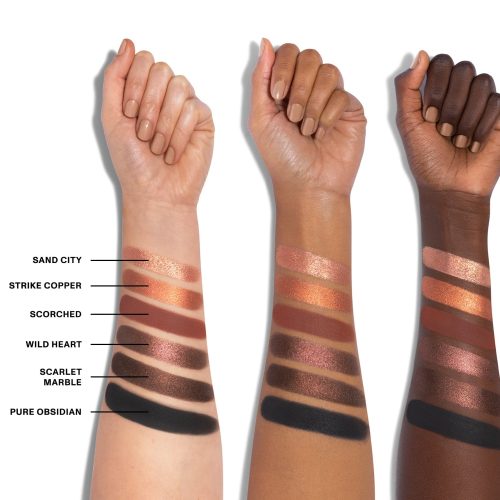 MORPHE 18W NaturalWonder Artistry Palette ArmSwatches Row3