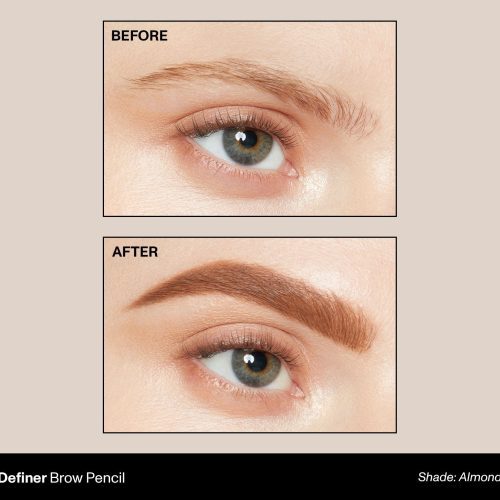 Morphe 2023 Brow Definer BeforeAfter Almond