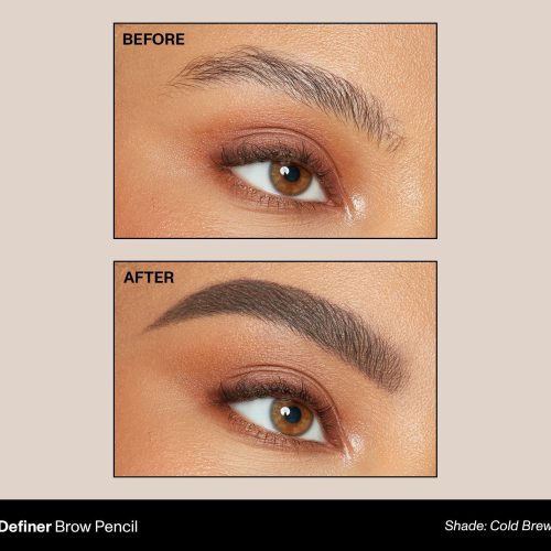 Morphe 2023 Brow Definer BeforeAfter ColdBrew