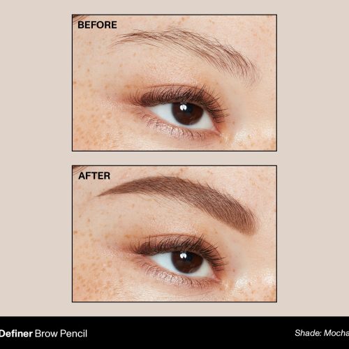 Morphe 2023 Brow Definer BeforeAfter Mocha