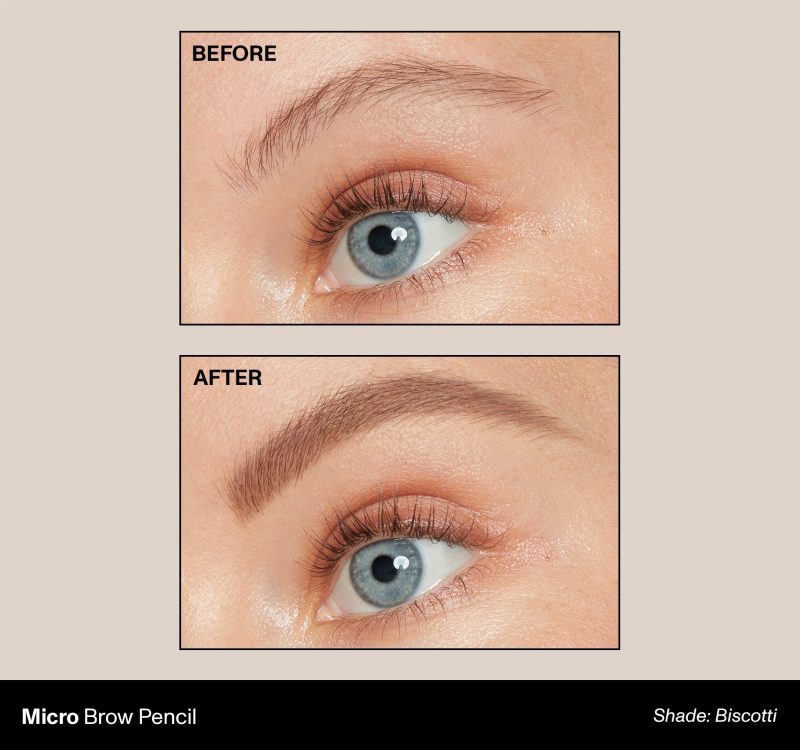 Morphe 2023 Brow Micro BeforeAfter Biscotti