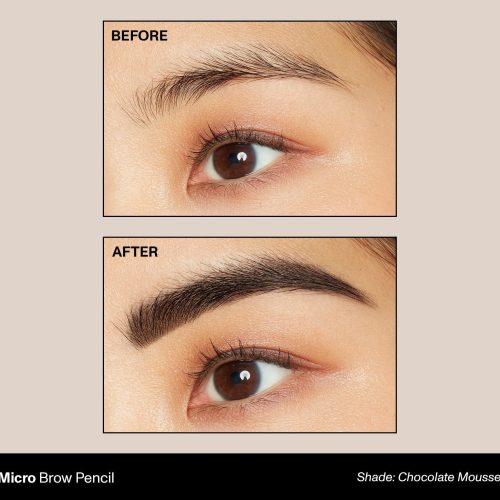 Morphe 2023 Brow Micro BeforeAfter ChocolateMousse