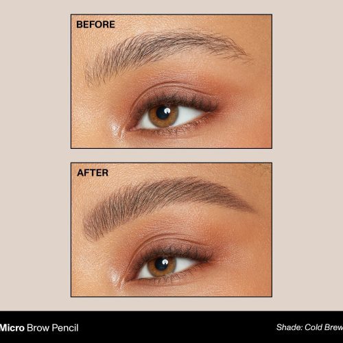 Morphe 2023 Brow Micro BeforeAfter ColdBrew