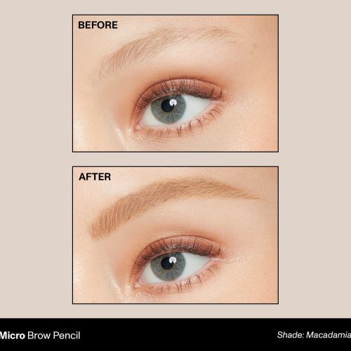 Morphe 2023 Brow Micro BeforeAfter Macadamia