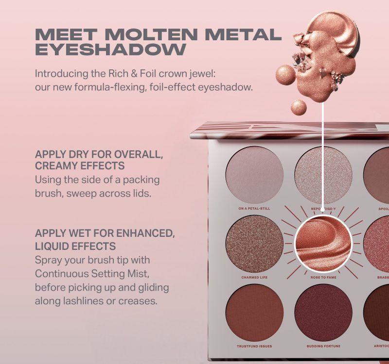 Morphe 2024 RichandFoiled Info MoltenShadow rosetofame