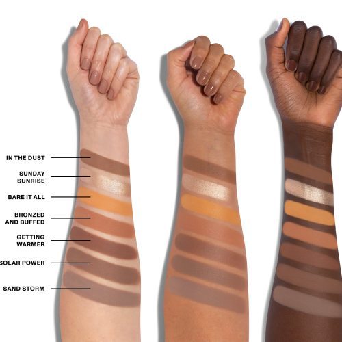 Morphe GildedDesert Palette ArmSwatch Row4