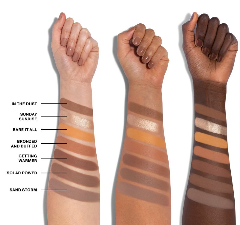 Morphe GildedDesert Palette ArmSwatch Row4