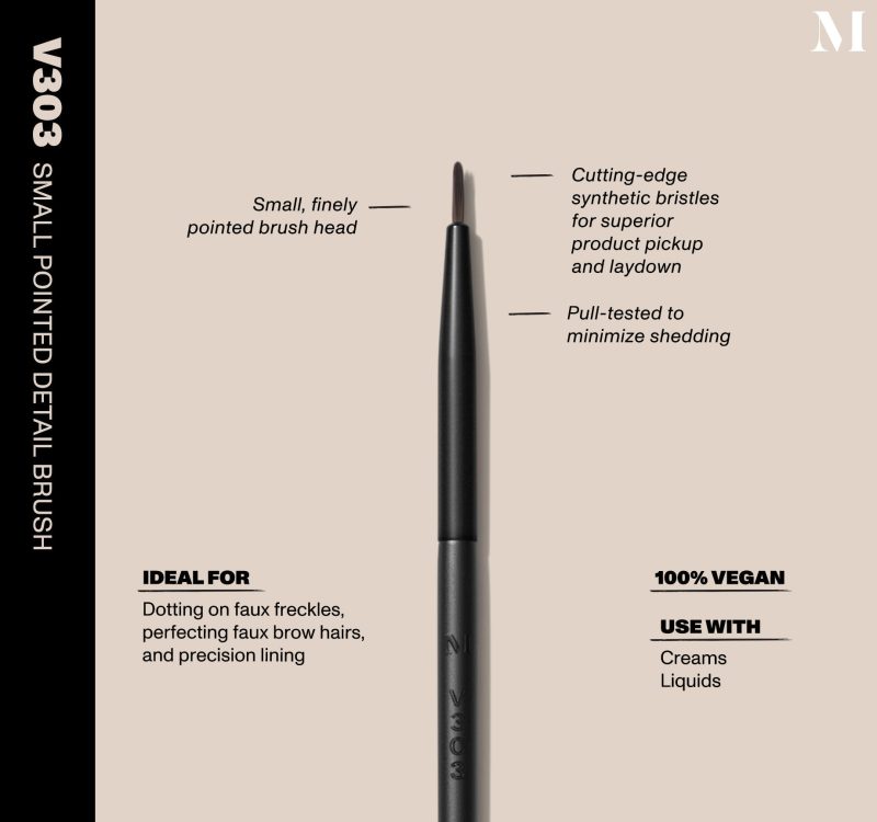 Morphe VeganProSeries DetailBrush Diagram V303