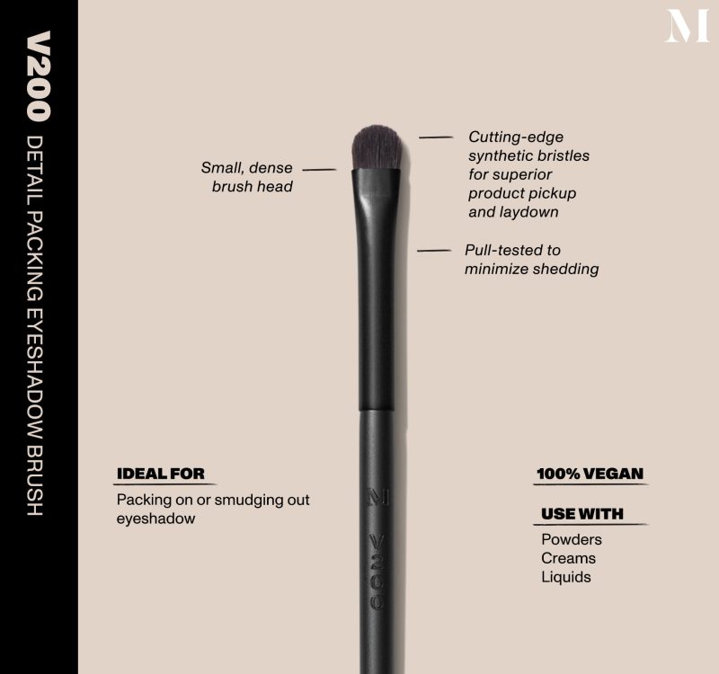 Morphe VeganProSeries EyeBrush Diagram V200