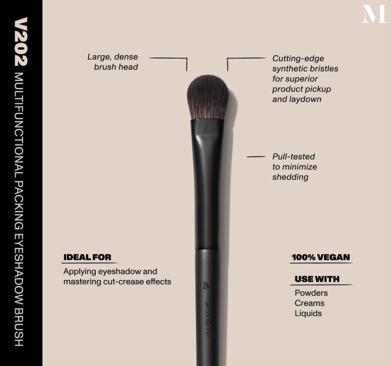 Morphe VeganProSeries EyeBrush Diagram V202