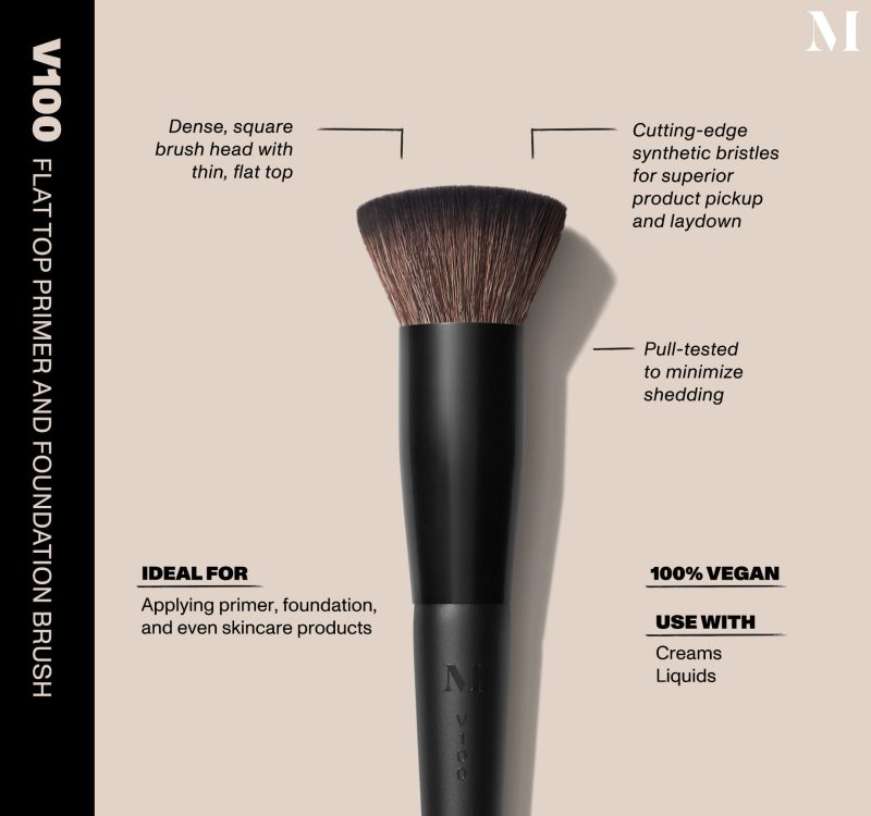 Morphe VeganProSeries FaceBrush Diagram V100