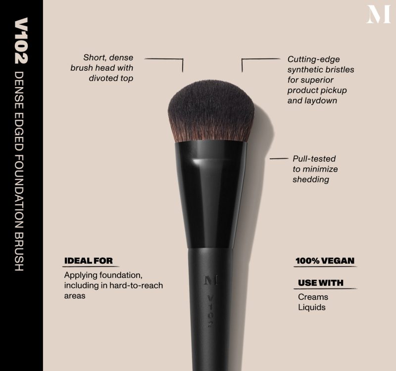 Morphe VeganProSeries FaceBrush Diagram V102