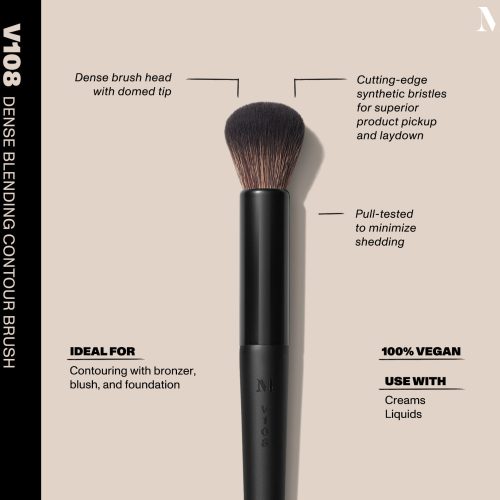 Morphe VeganProSeries FaceBrush Diagram V108