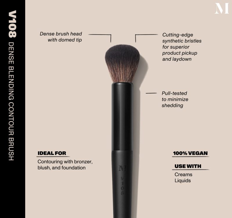 Morphe VeganProSeries FaceBrush Diagram V108