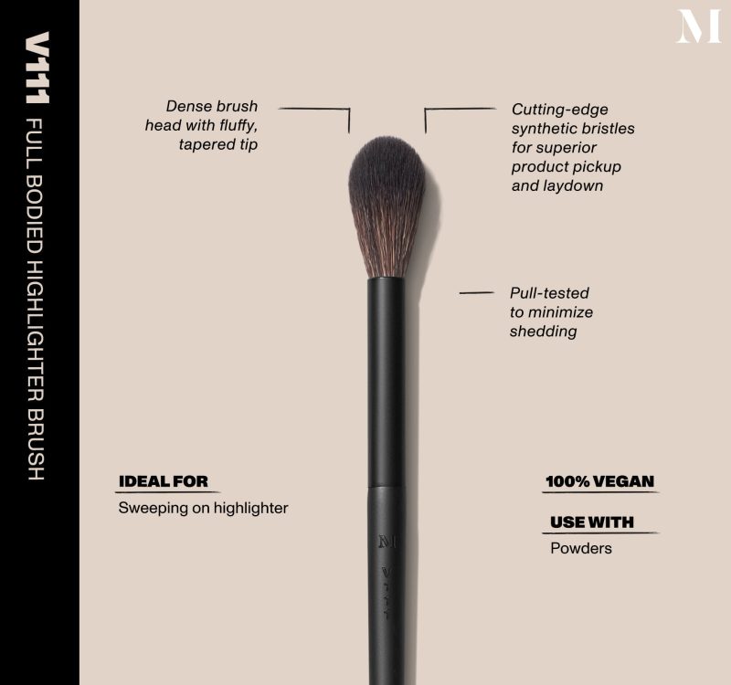 Morphe VeganProSeries FaceBrush Diagram V111